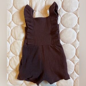 Kate Quinn Ruffle Strap Jumper - Raisin